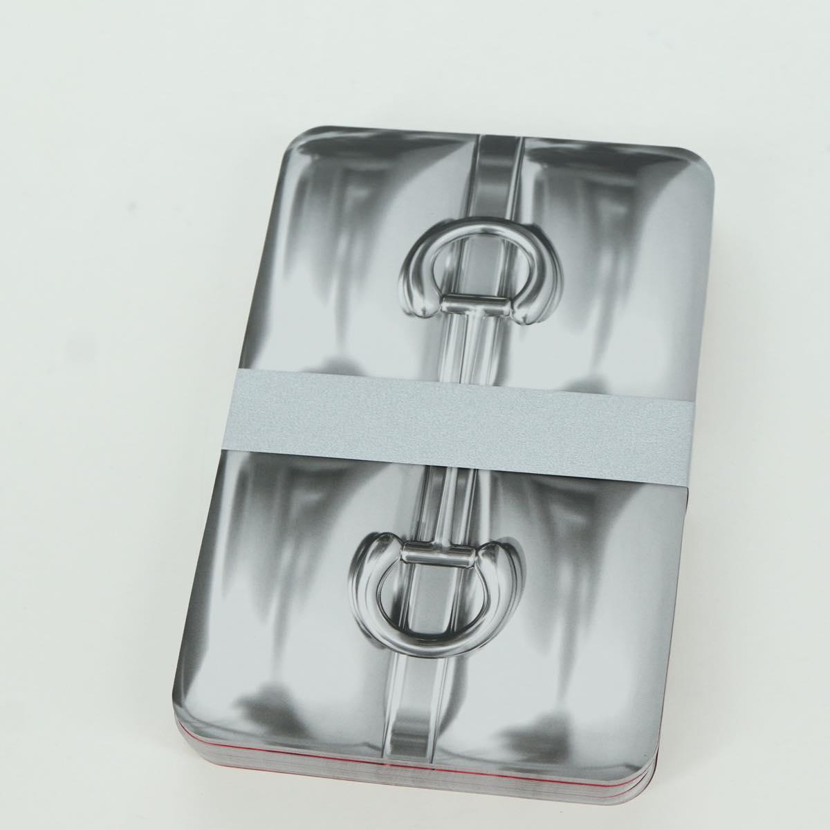 GUCCI Horsebit Card Case Playing Cards Set Leather 700469 Auth YKZ728A