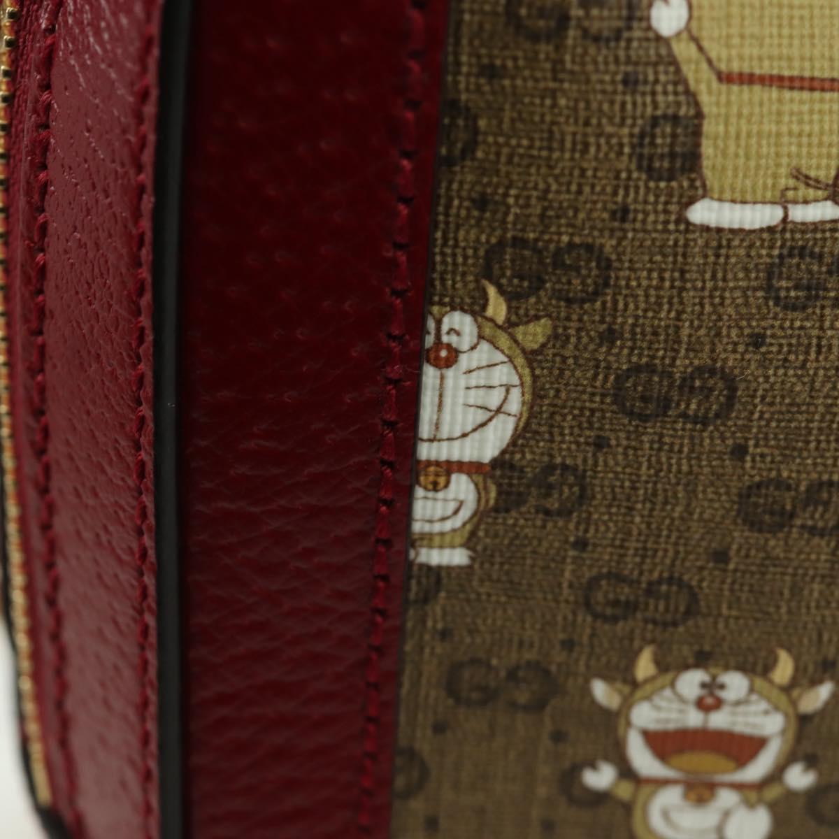 GUCCI Micro GG Supreme Doraemon Collaboration Bag PVC 655596 Auth YKZ730SAM