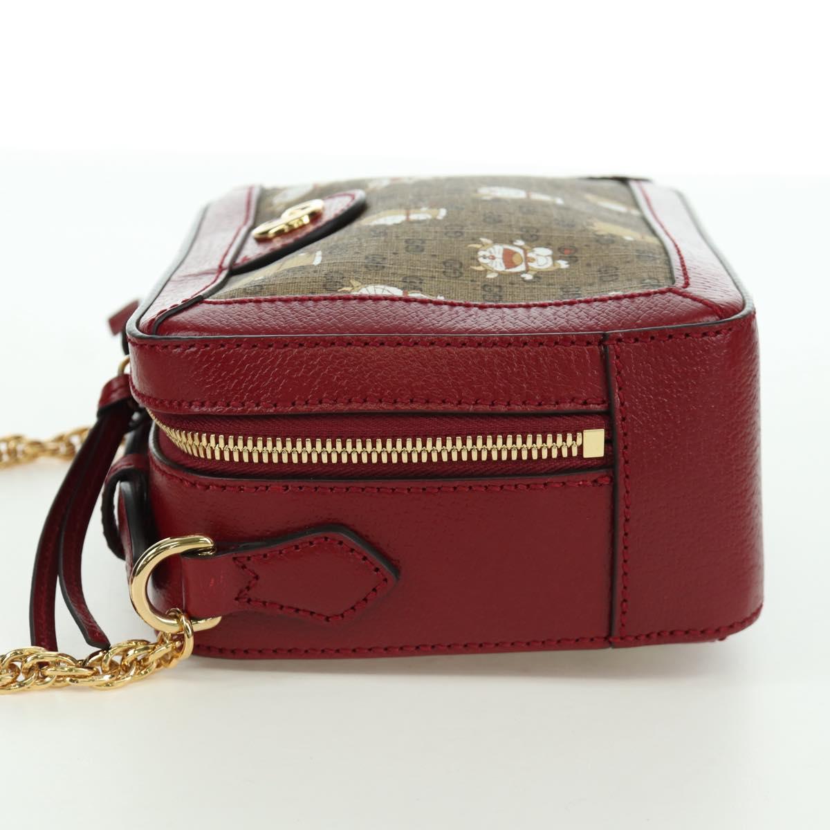GUCCI Micro GG Supreme Doraemon Collaboration Bag PVC 655596 Auth YKZ730SAM