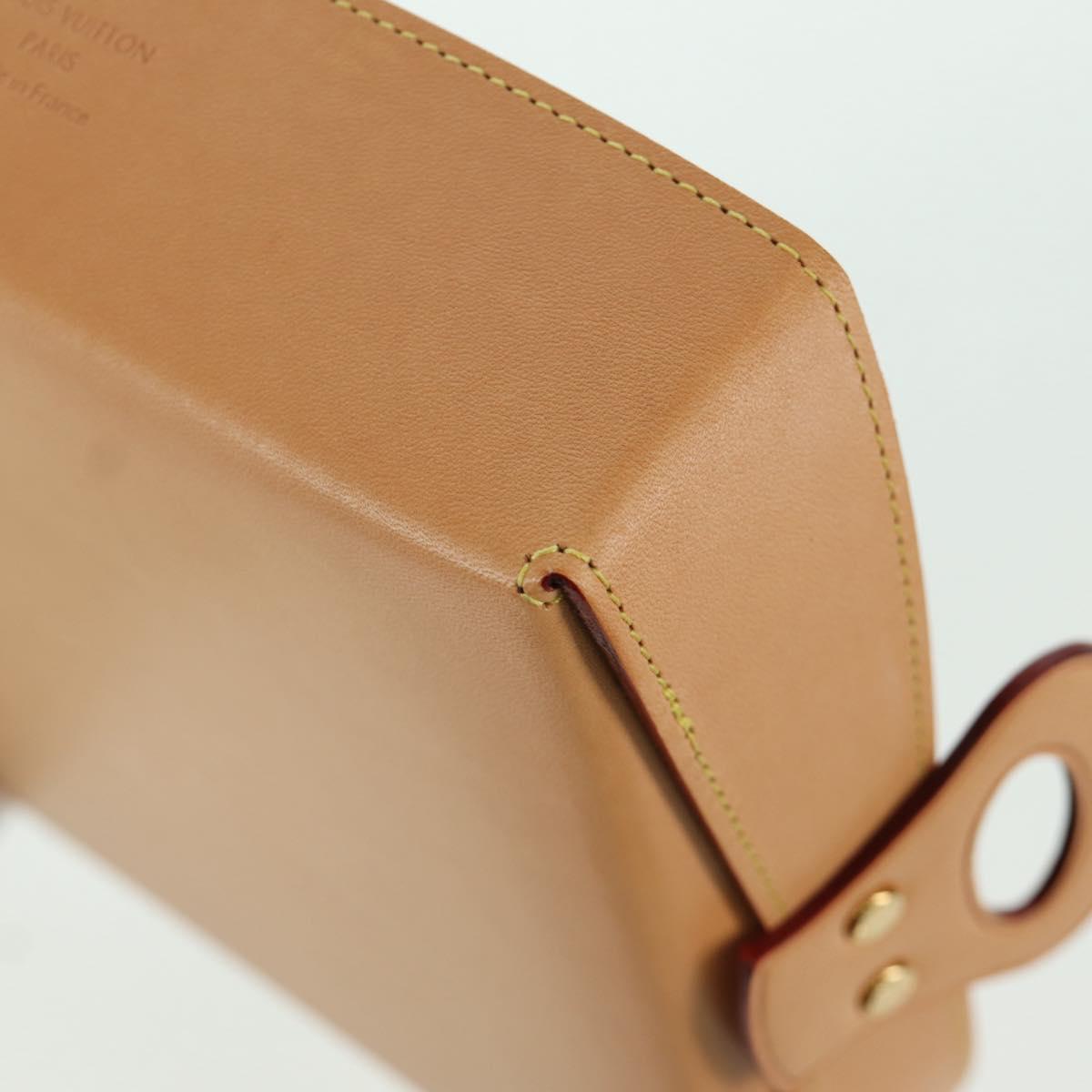 LOUIS VUITTON Monogram Wood Posh MM Accessory Case GI0150 LV Auth YKZ746M