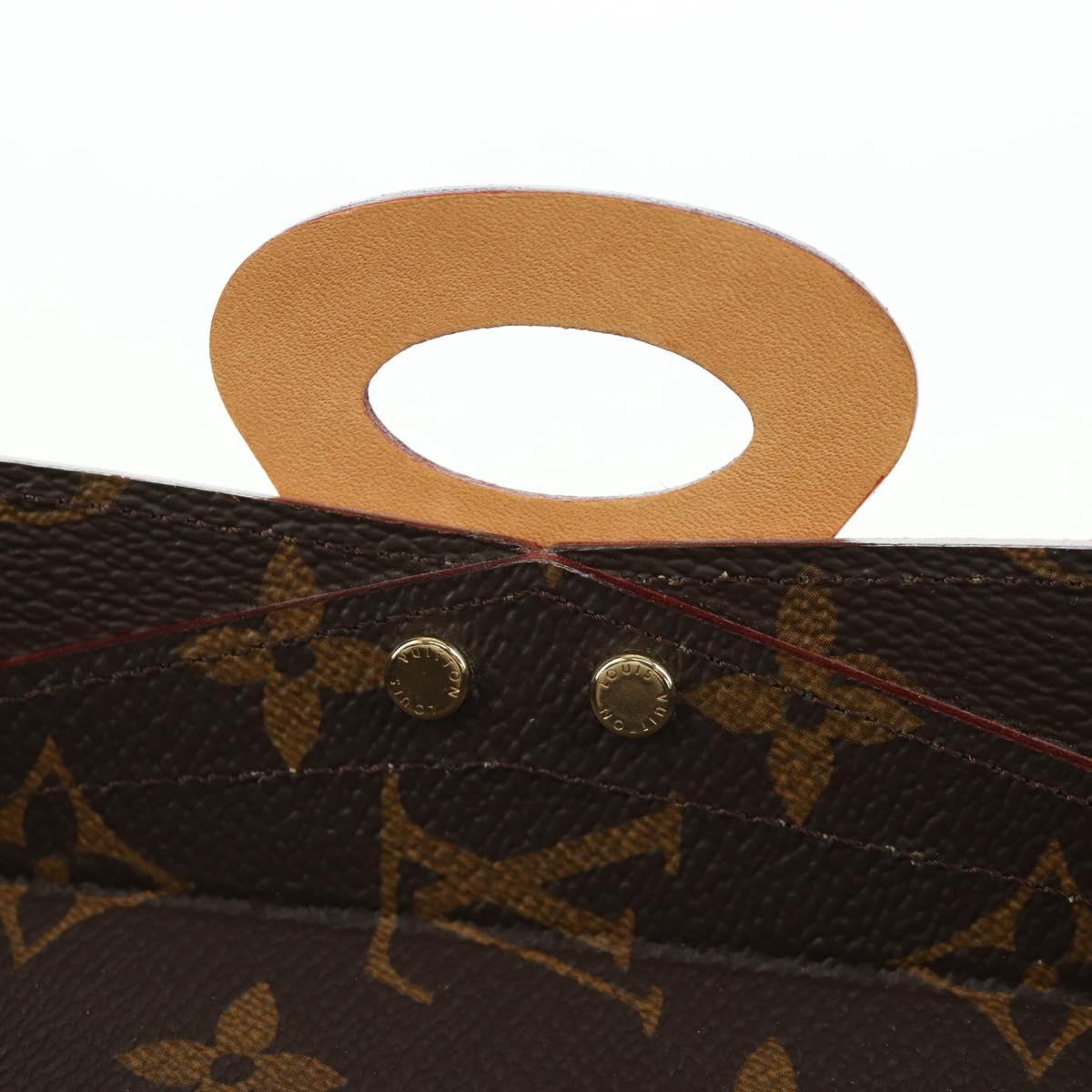 LOUIS VUITTON Monogram Wood Posh MM Accessory Case GI0150 LV Auth YKZ746M