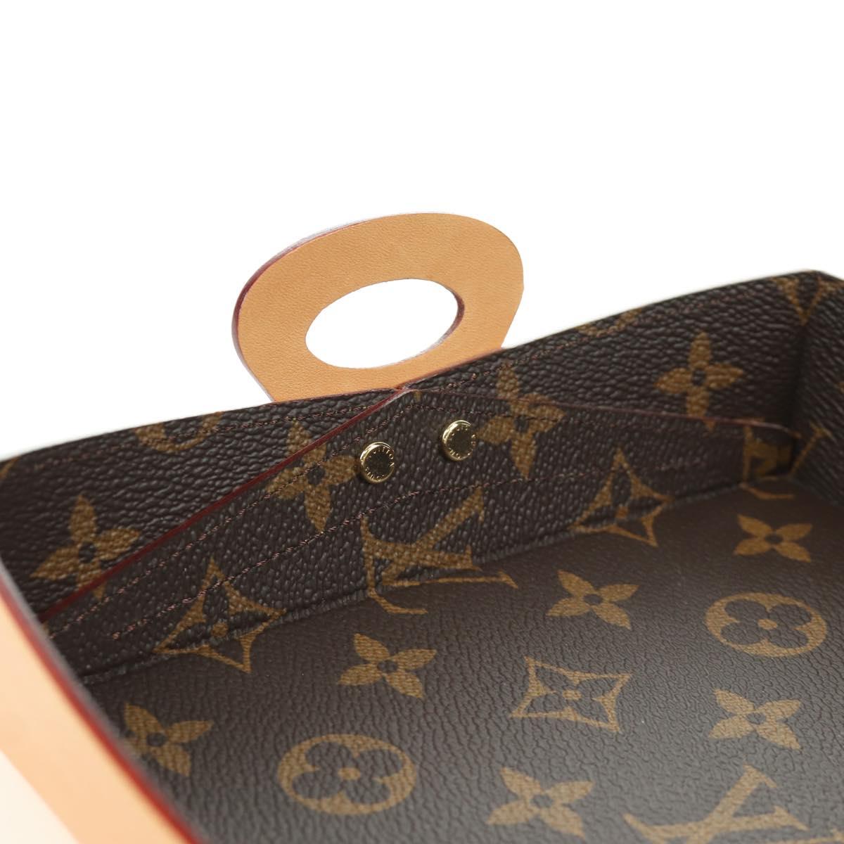 LOUIS VUITTON Monogram Wood Posh MM Accessory Case GI0150 LV Auth YKZ746M