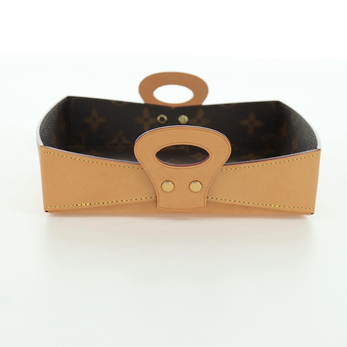LOUIS VUITTON Monogram Wood Posh MM Accessory Case GI0150 LV Auth YKZ746M
