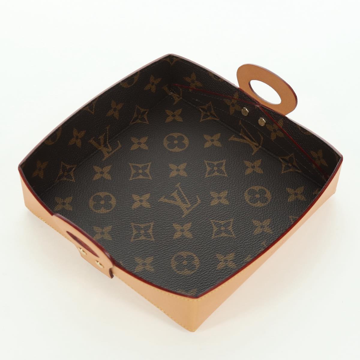 LOUIS VUITTON Monogram Wood Posh MM Accessory Case GI0150 LV Auth YKZ746M