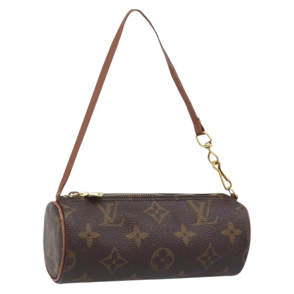 LOUIS VUITTON Monogram Papillon Pouch LV Auth YKZ758A