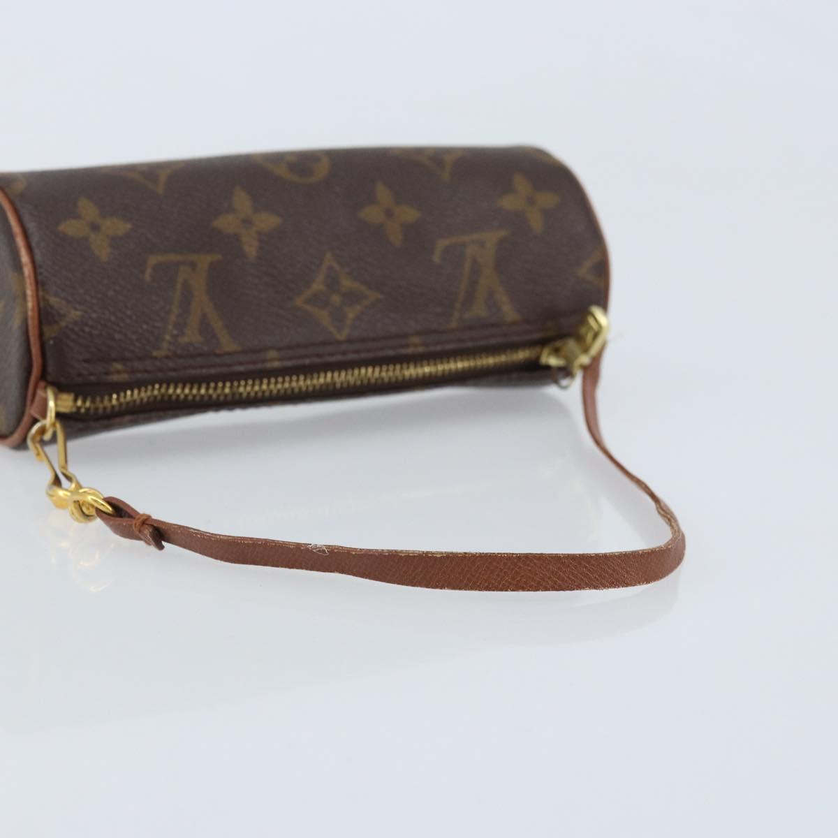 LOUIS VUITTON Monogram Papillon Pouch LV Auth YKZ758A