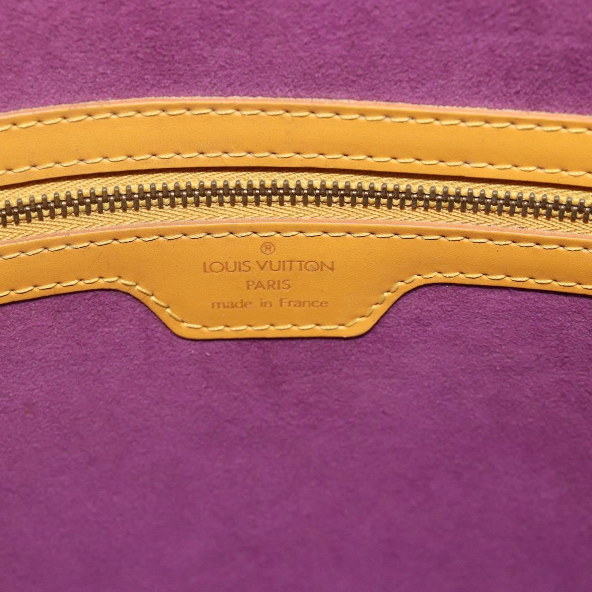 LOUIS VUITTON Epi Lussac Shoulder Bag Yellow M52289 LV Auth YKZ765