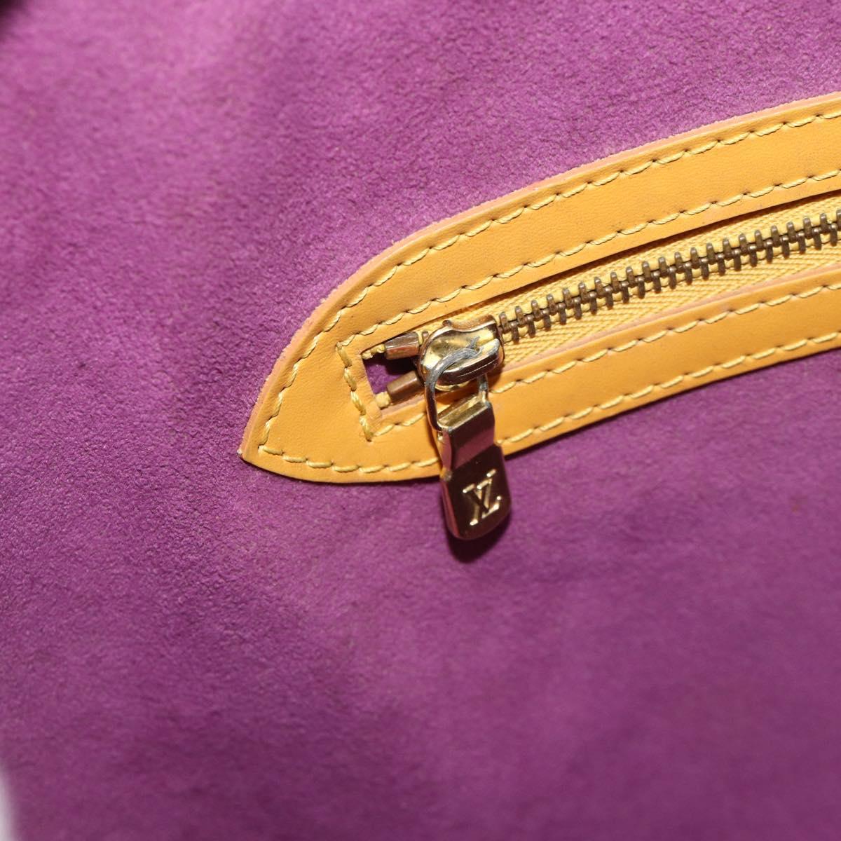 LOUIS VUITTON Epi Lussac Shoulder Bag Yellow M52289 LV Auth YKZ765
