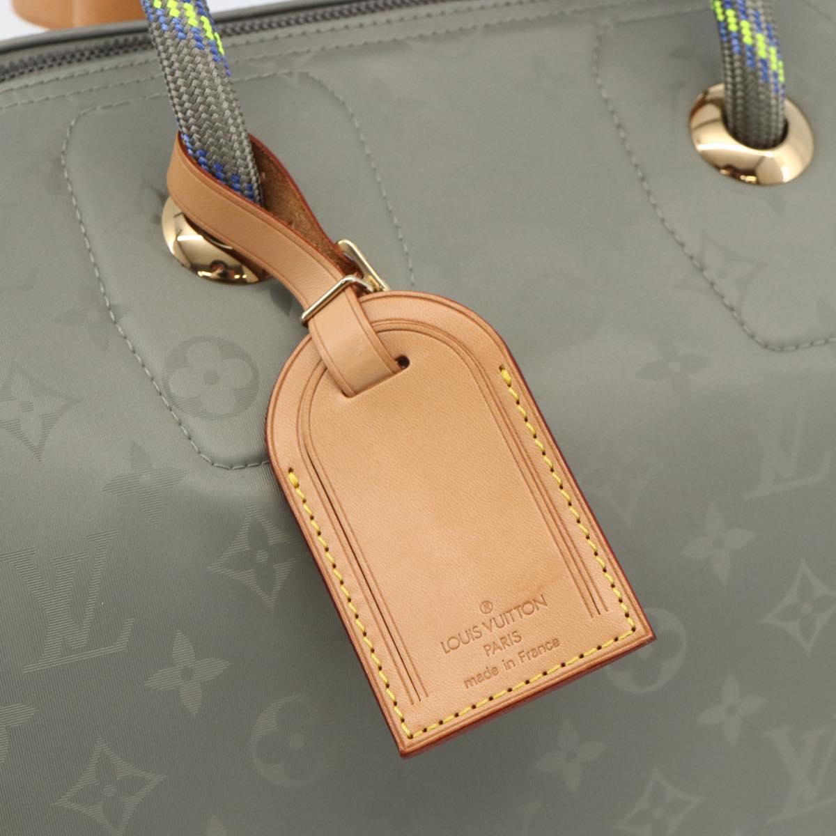 LOUIS VUITTON Titanium Keepall Bandouliere 50 Bag Gray M43886 LV Auth YKZ839SM