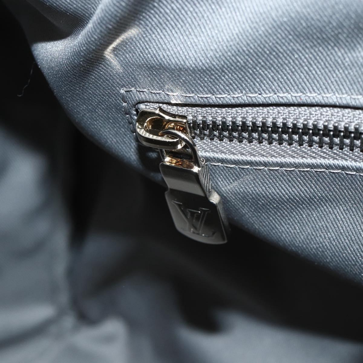 LOUIS VUITTON Titanium Keepall Bandouliere 50 Bag Gray M43886 LV Auth YKZ839SM