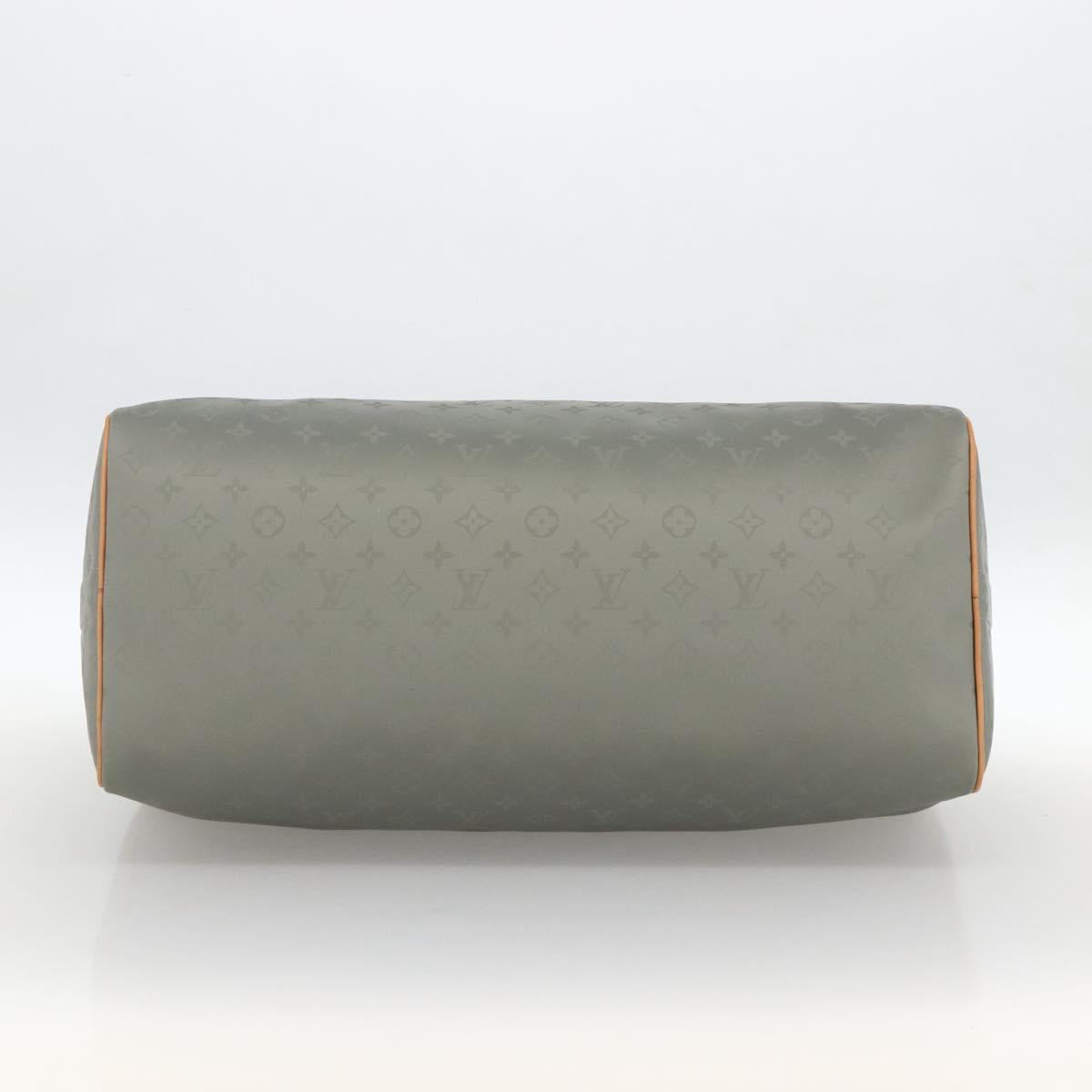 LOUIS VUITTON Titanium Keepall Bandouliere 50 Bag Gray M43886 LV Auth YKZ839SM