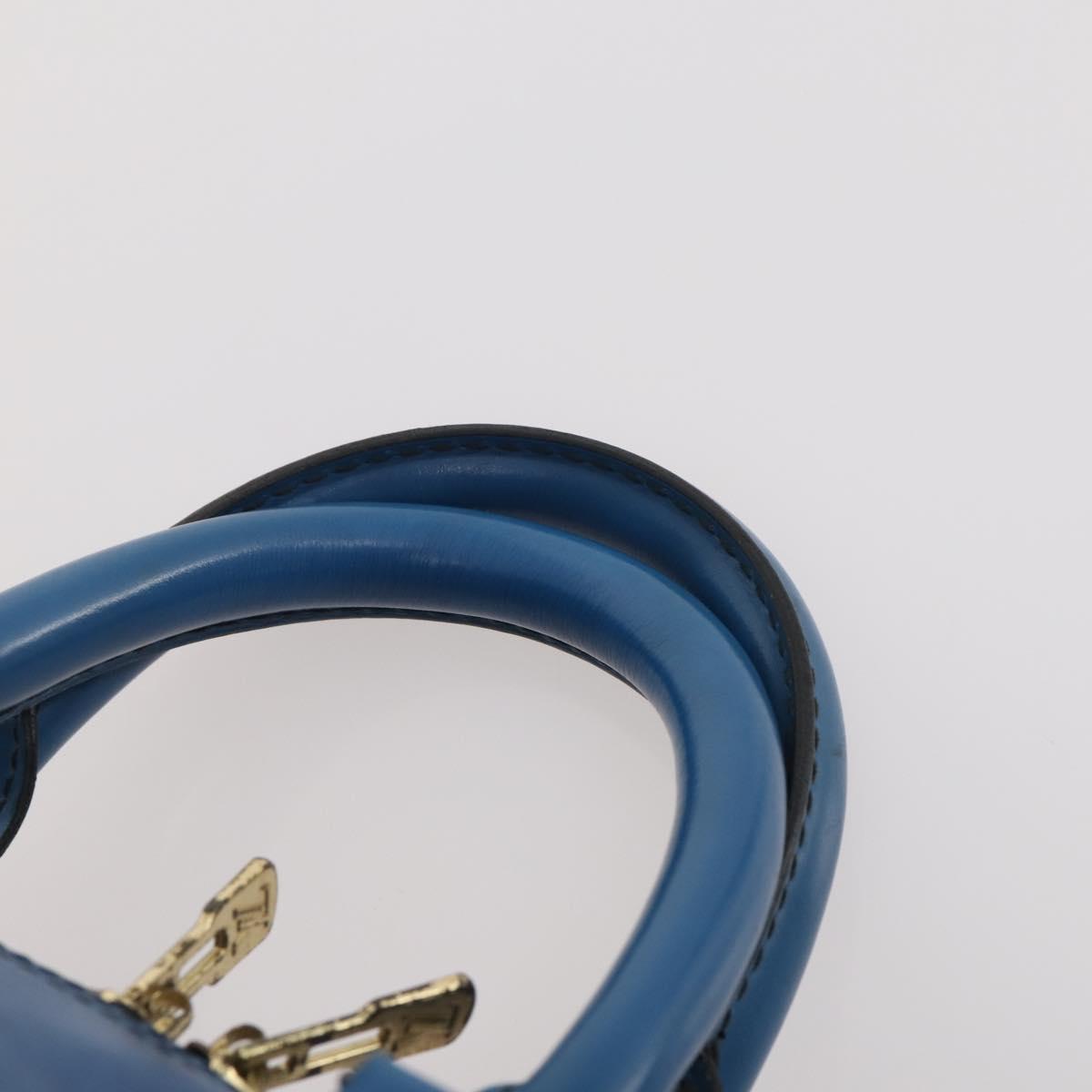 LOUIS VUITTON Epi Keepall 45 Boston Bag Blue M42975 LV Auth YKZ880A