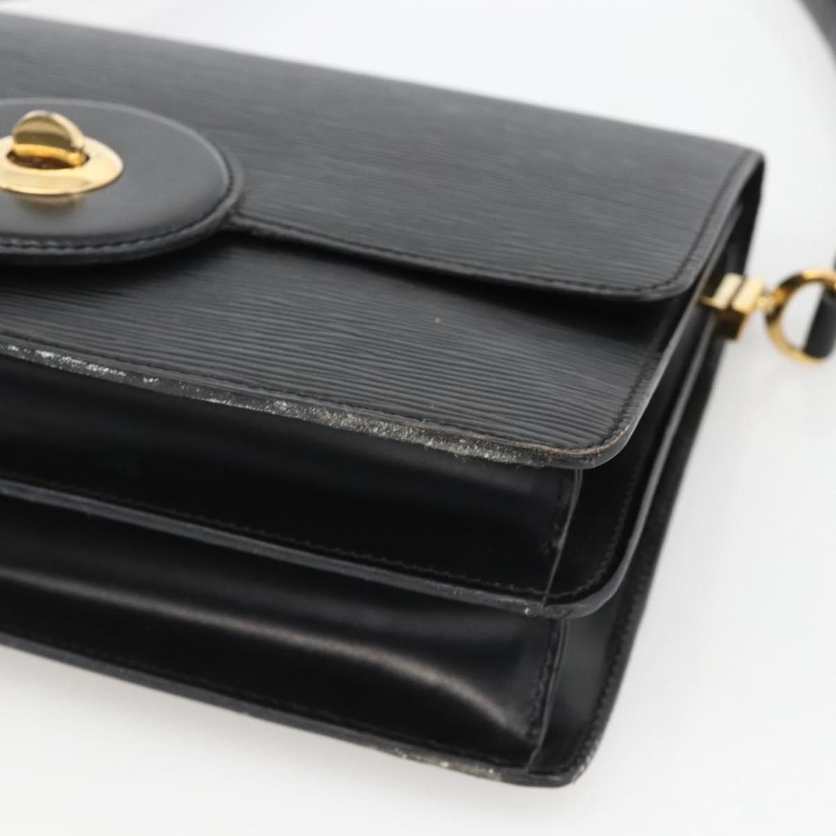LOUIS VUITTON Epi Free Run Shoulder Bag Black M52402 LV Auth YKZ884A