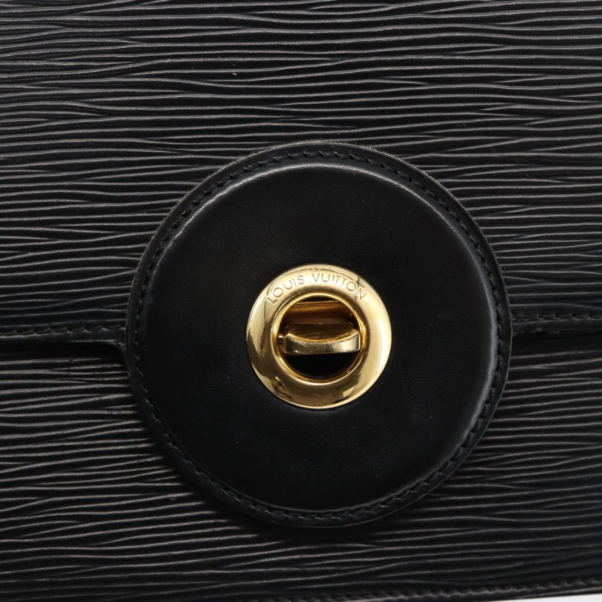 LOUIS VUITTON Epi Free Run Shoulder Bag Black M52402 LV Auth YKZ884A