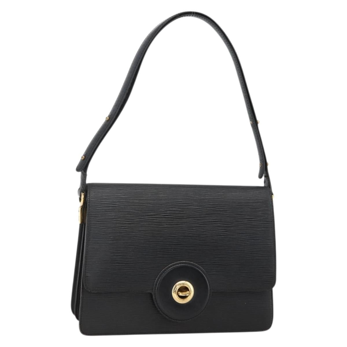 LOUIS VUITTON Epi Free Run Shoulder Bag Black M52402 LV Auth YKZ884A