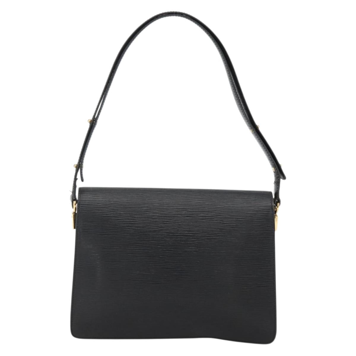 LOUIS VUITTON Epi Free Run Shoulder Bag Black M52402 LV Auth YKZ884A