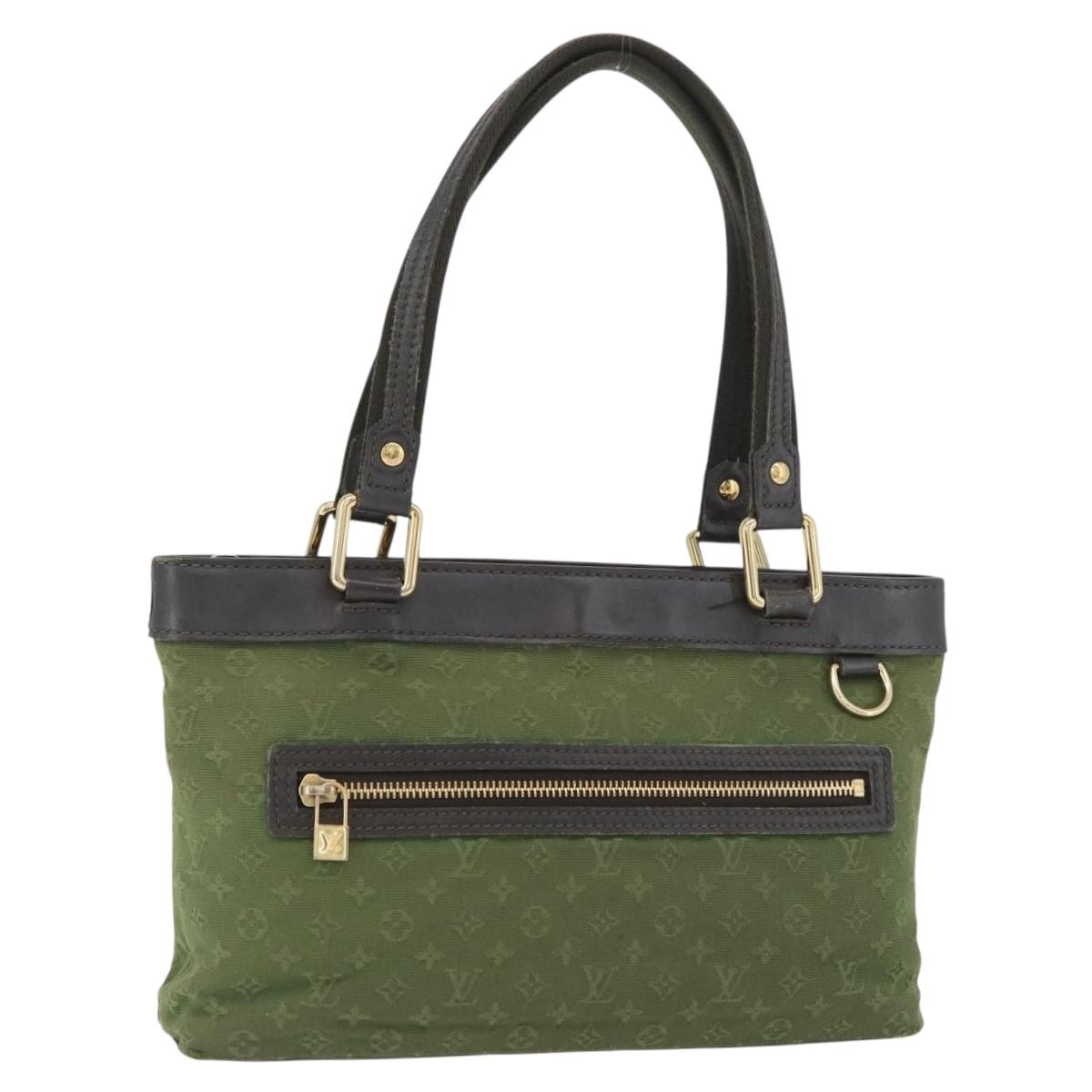 LOUIS VUITTON Monogram Mini Lucille PM Hand Bag TST Khaki M92682 LV Auth YKZ886
