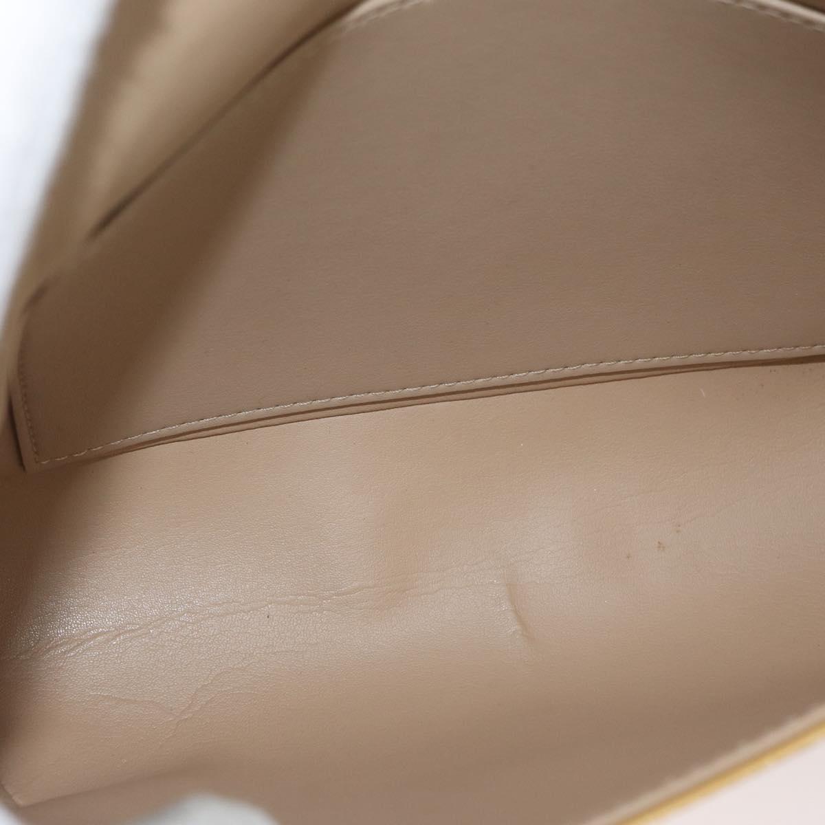 LOUIS VUITTON Monogram Vernis Thompson Street Bag Beige M91301 LV Auth YKZ944
