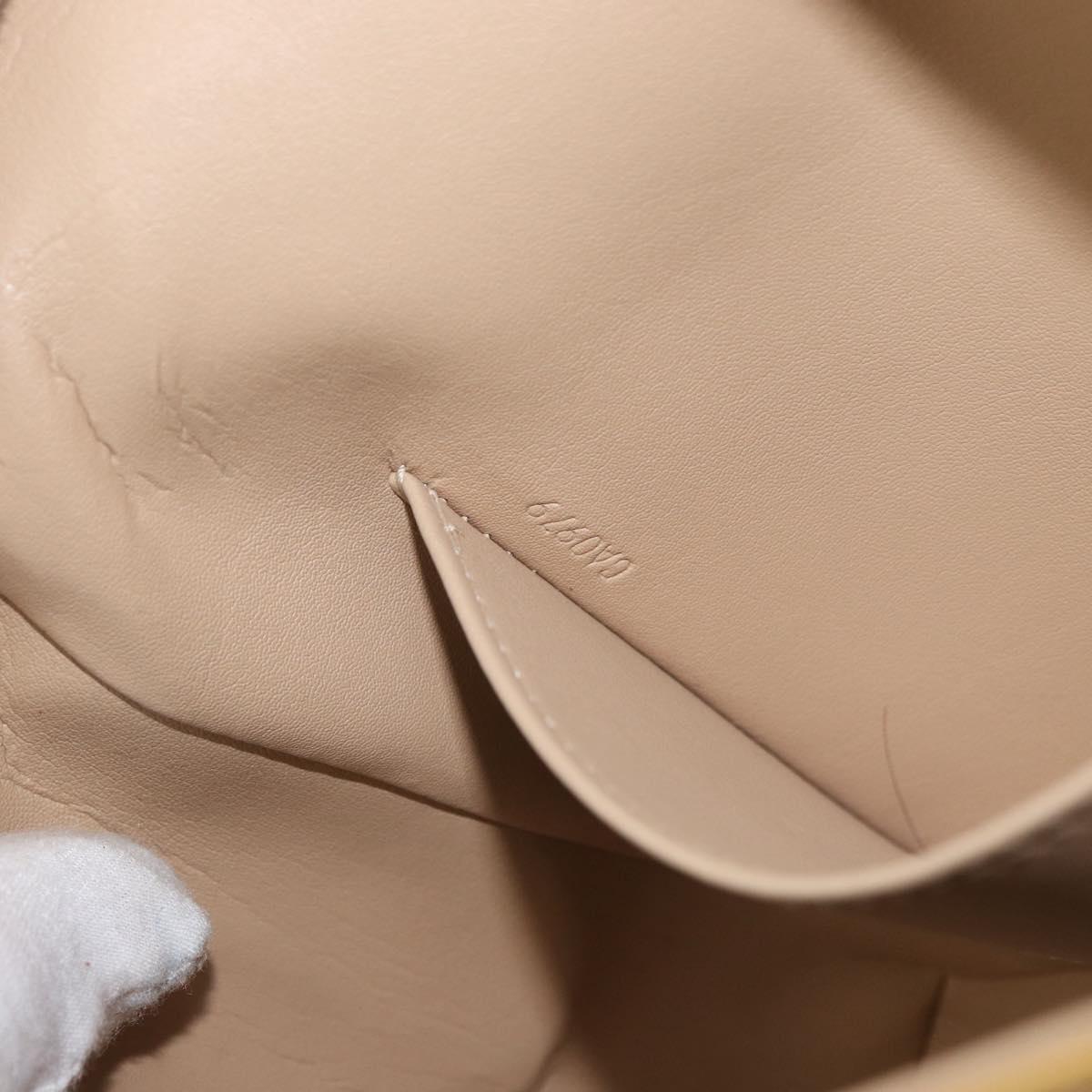 LOUIS VUITTON Monogram Vernis Thompson Street Bag Beige M91301 LV Auth YKZ944