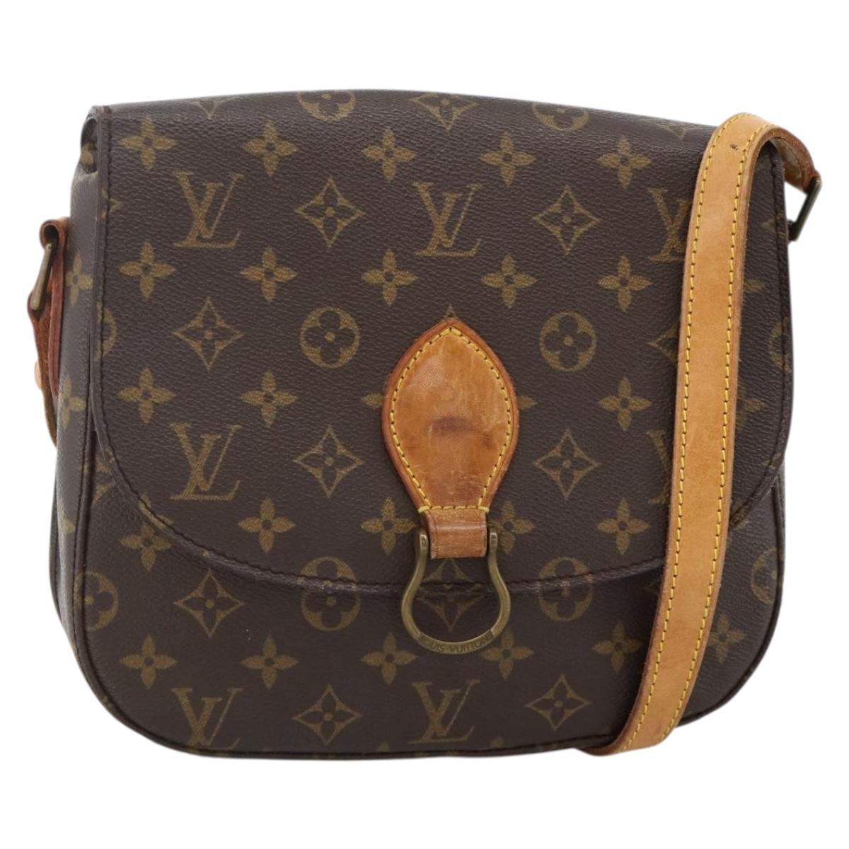 LOUIS VUITTON Monogram Saint Cloud GM Shoulder Bag M51242 LV Auth YKZ993