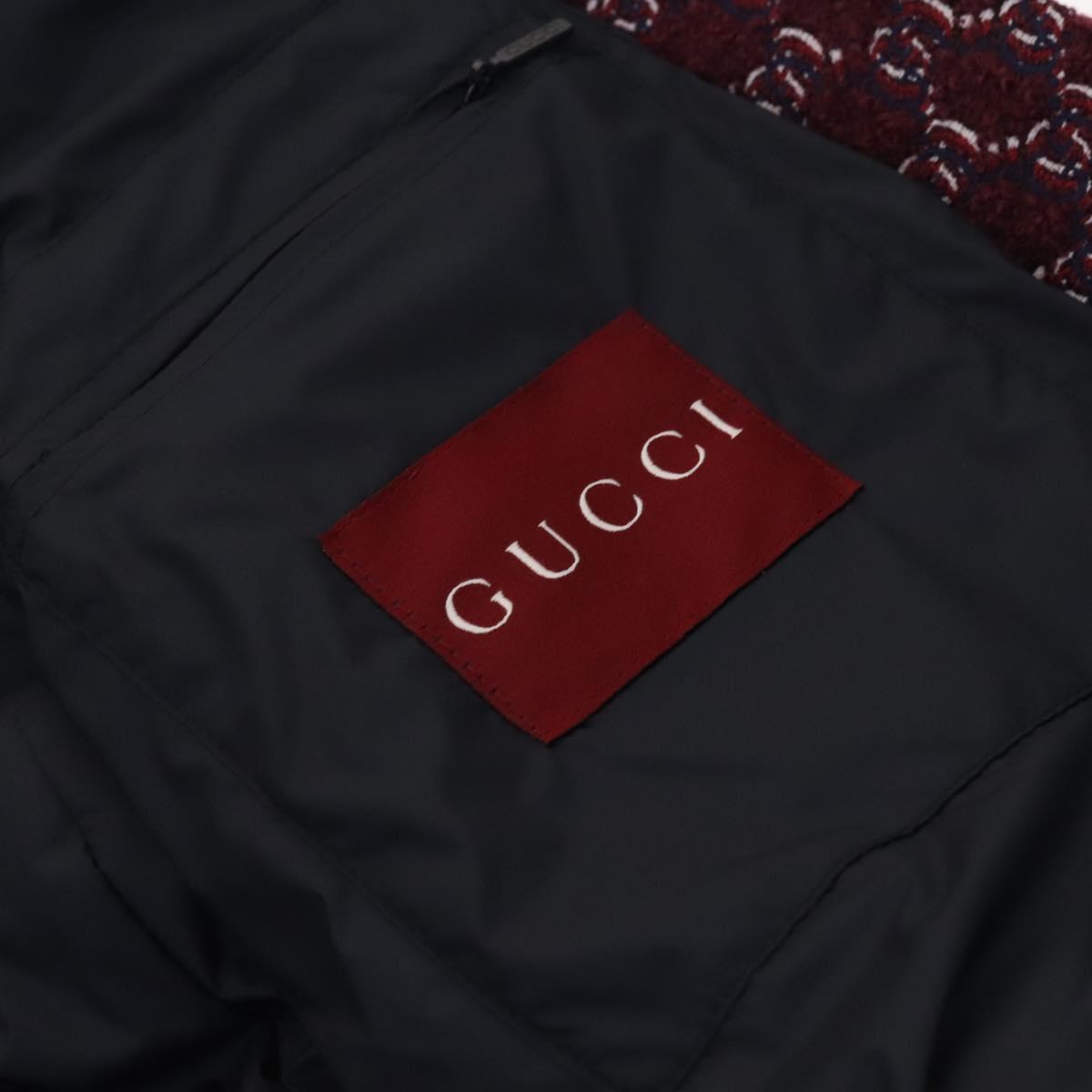 GUCCI Jacket Tweed Red Auth ym002M