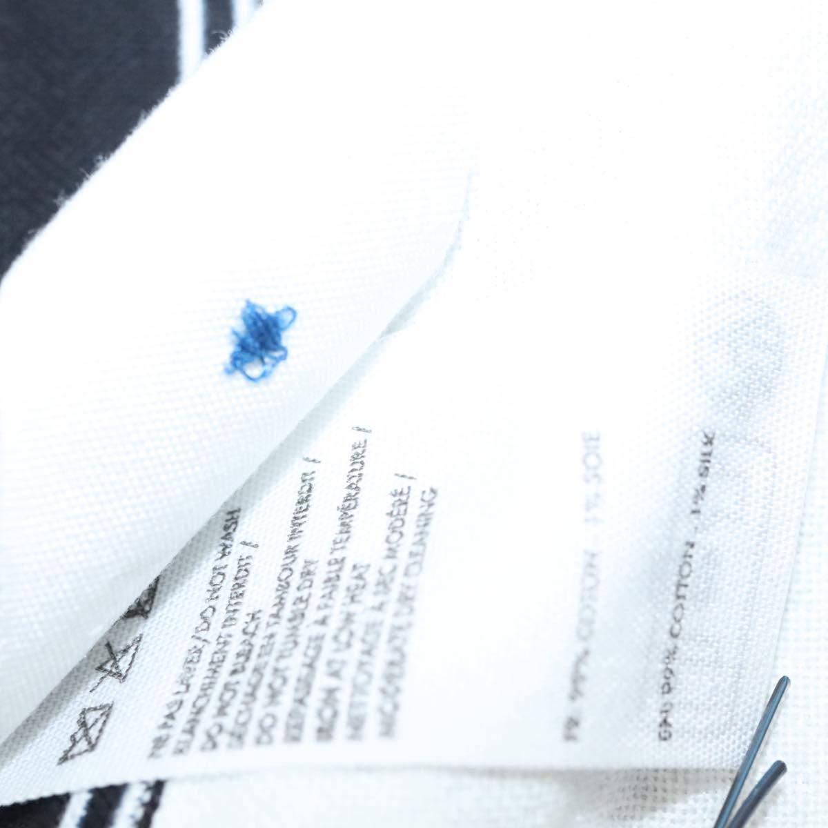 JACQUEMUS Long Sleeve Shirt Cotton Blue Auth ym006M
