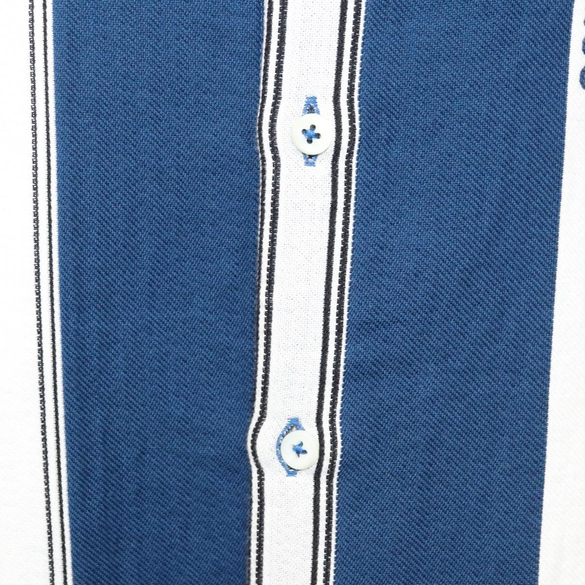 JACQUEMUS Long Sleeve Shirt Cotton Blue Auth ym006M