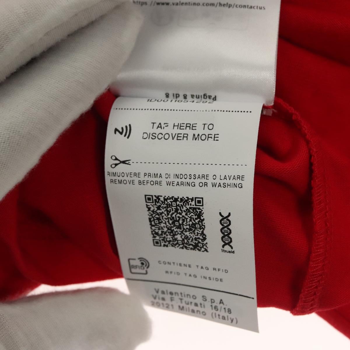 VALENTINO T Shirt Cotton Red Auth ym007M