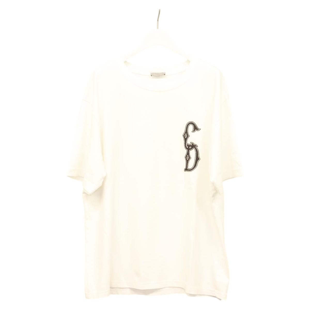 Christian Dior T Shirt Cotton White Auth ym014M