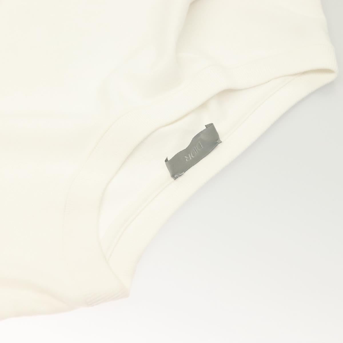 Christian Dior T Shirt Cotton White Auth ym014M