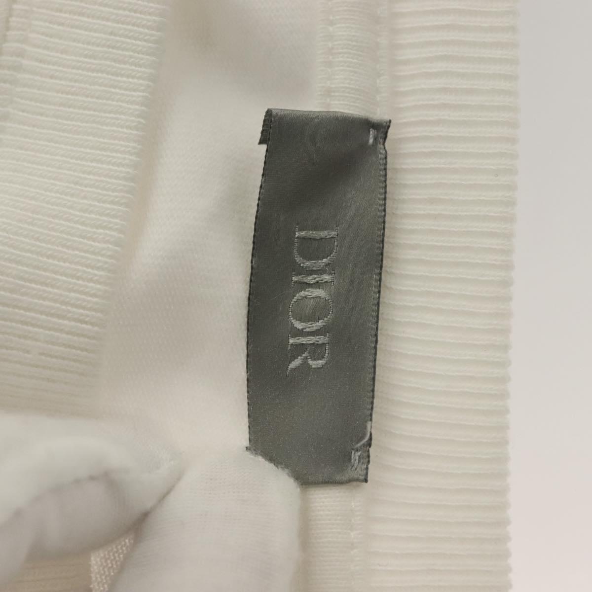Christian Dior T Shirt Cotton White Auth ym014M