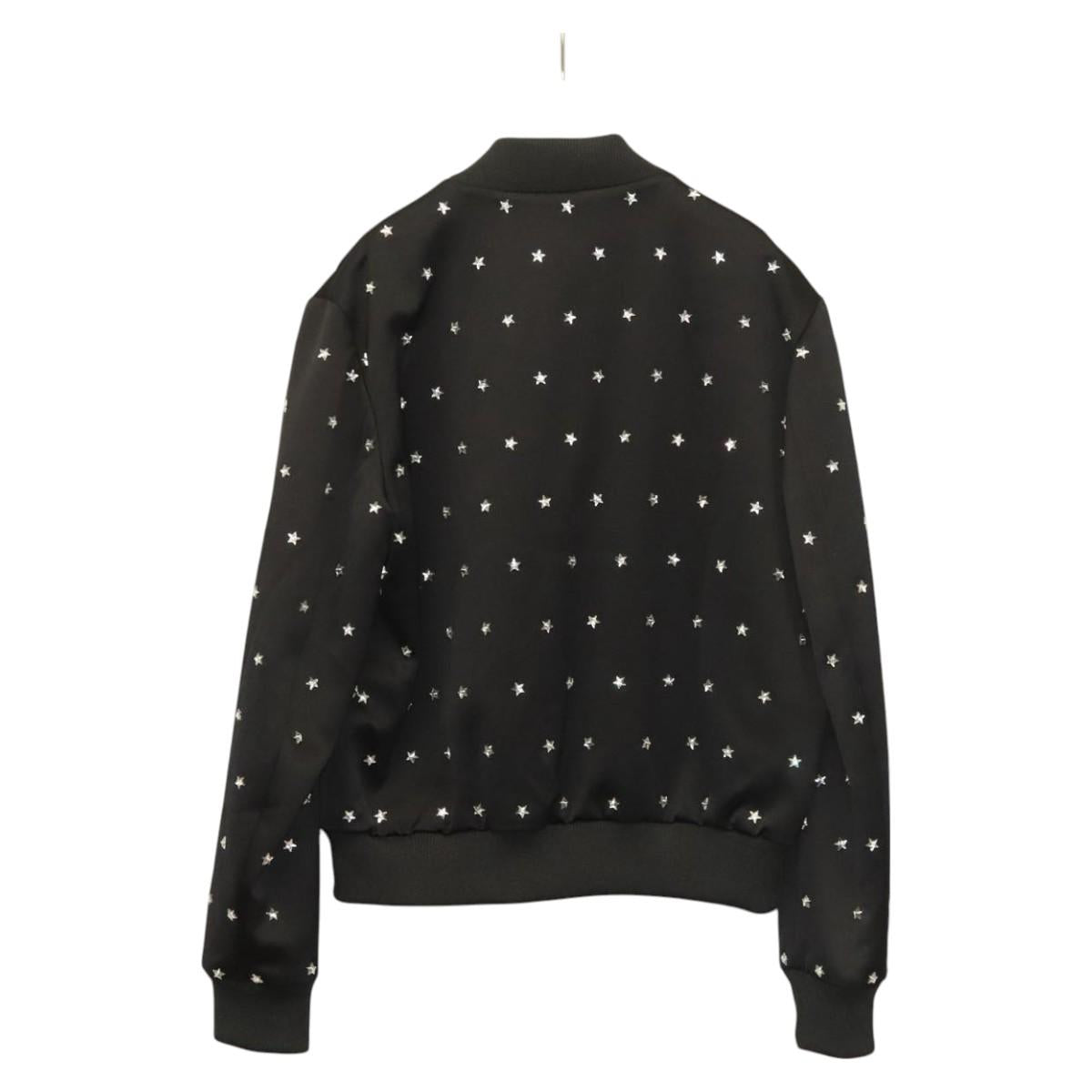 BALMAIN Bomber Jacket Rayon Black Auth ym026M