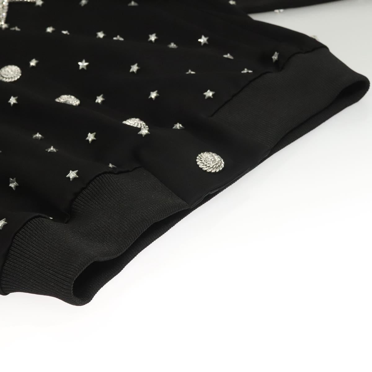 BALMAIN Bomber Jacket Rayon Black Auth ym026M