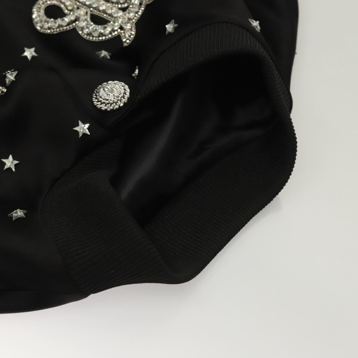 BALMAIN Bomber Jacket Rayon Black Auth ym026M