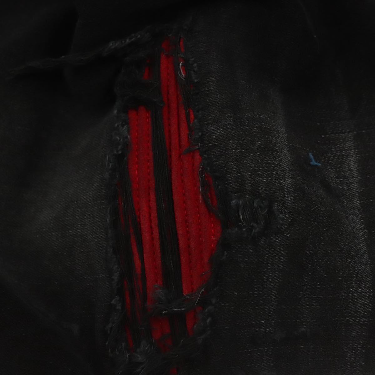 AMIRI Damaged Skinny Pants Cotton Black Auth ym048M