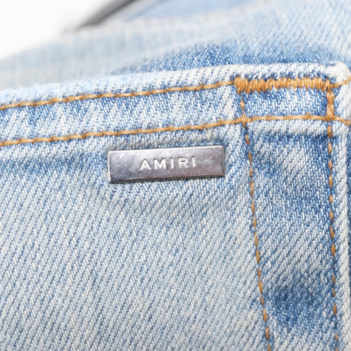 AMIRI Distressed Long Pants Denim 32 Blue Auth ym061M