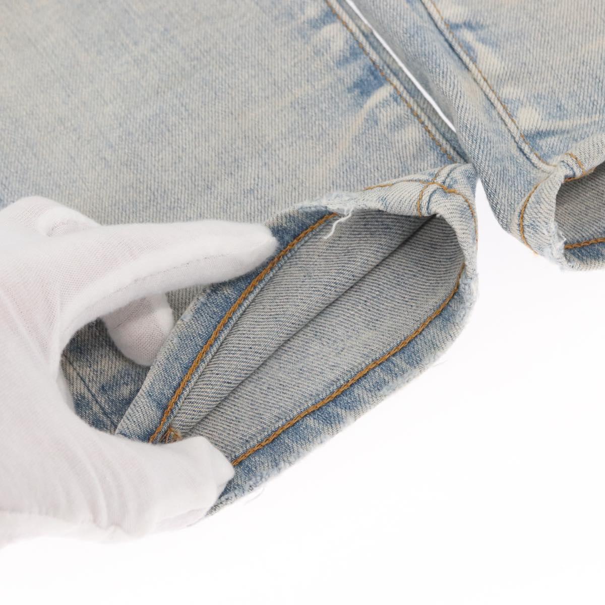 AMIRI Distressed Long Pants Denim 32 Blue Auth ym064M