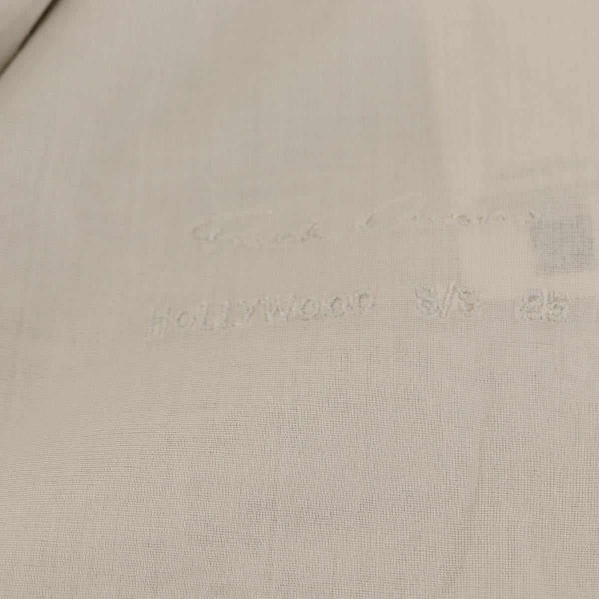 Rick Owens SS 25 Shirt Cotton 41 Gray Auth ym066M