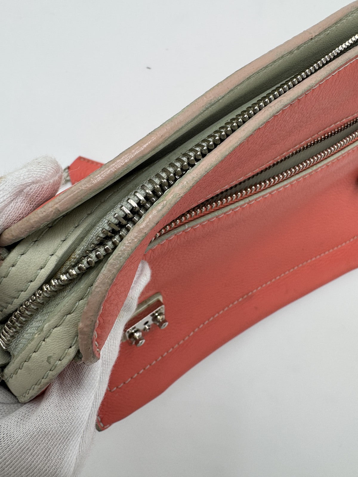 LOUIS VUITTON Pochette Corail Shoulder Bag Leather Pink M94181 LV Auth bs18764