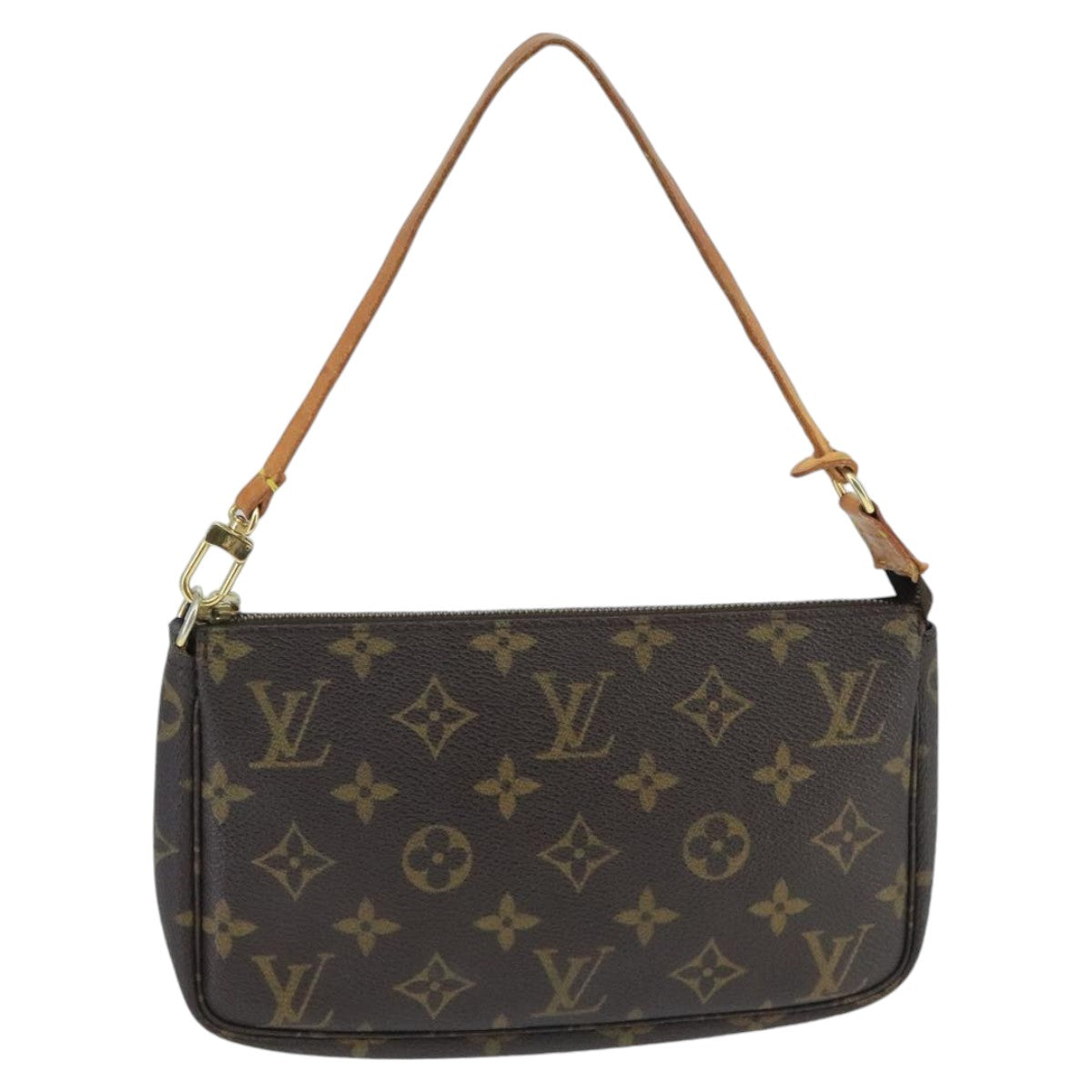 LOUIS VUITTON Monogram Pochette Accessoires Pouch M51980 LV Auth 100000