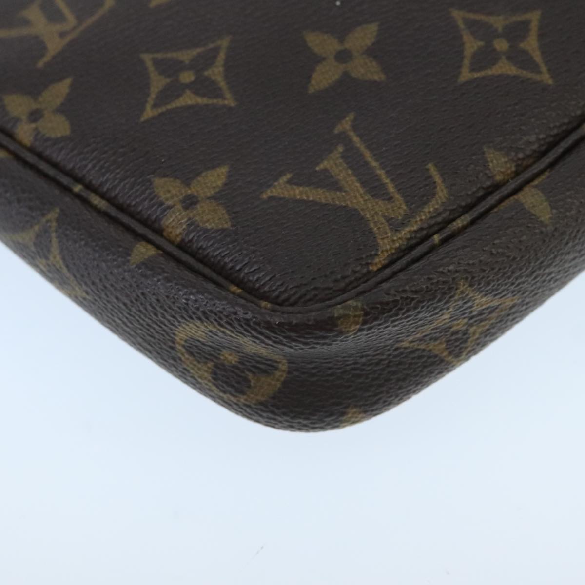 LOUIS VUITTON Monogram Pochette Accessoires Pouch M51980 LV Auth 100000