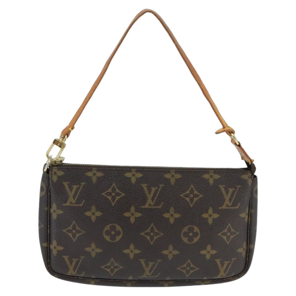 LOUIS VUITTON Monogram Pochette Accessoires Pouch M51980 LV Auth 100000