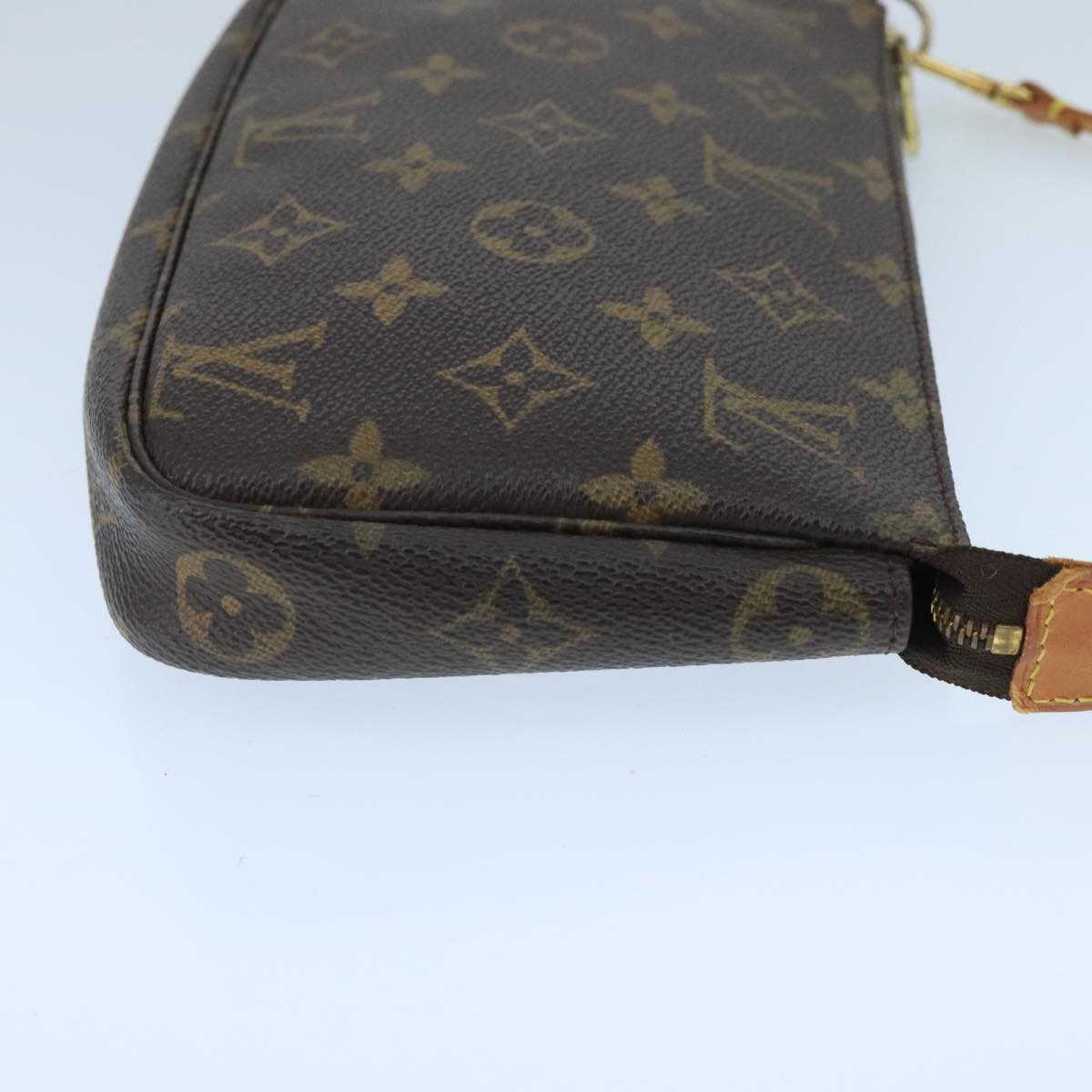 LOUIS VUITTON Monogram Pochette Accessoires Pouch M51980 LV Auth 100000