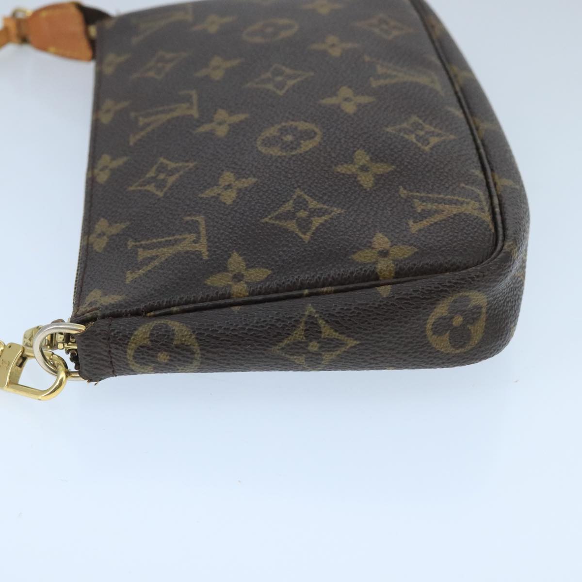 LOUIS VUITTON Monogram Pochette Accessoires Pouch M51980 LV Auth 100000