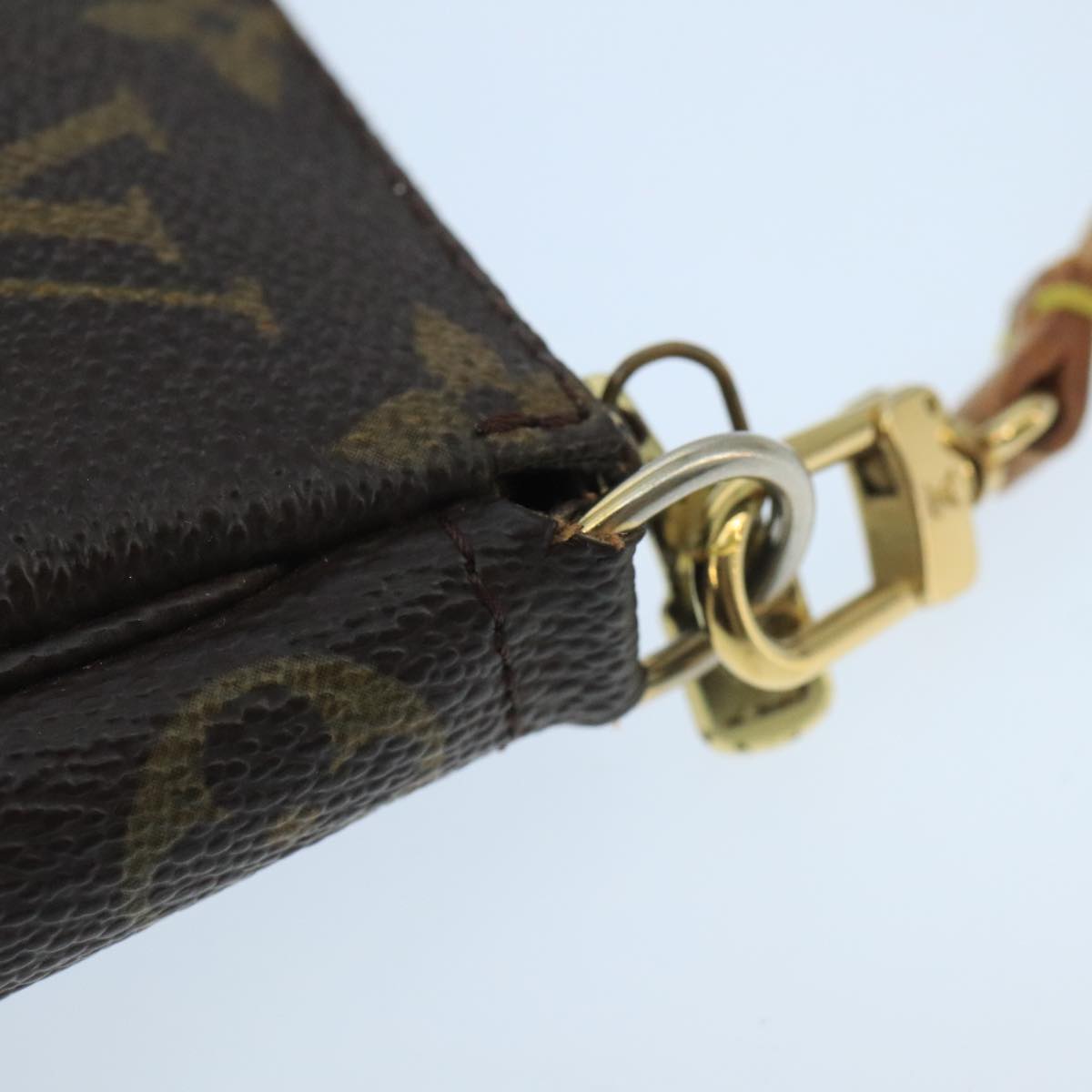 LOUIS VUITTON Monogram Pochette Accessoires Pouch M51980 LV Auth 100000