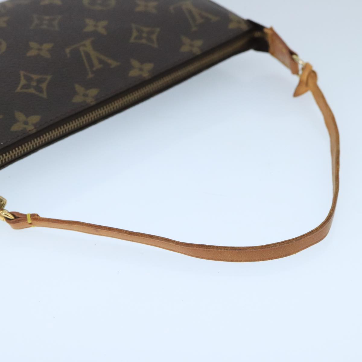 LOUIS VUITTON Monogram Pochette Accessoires Pouch M51980 LV Auth 100000