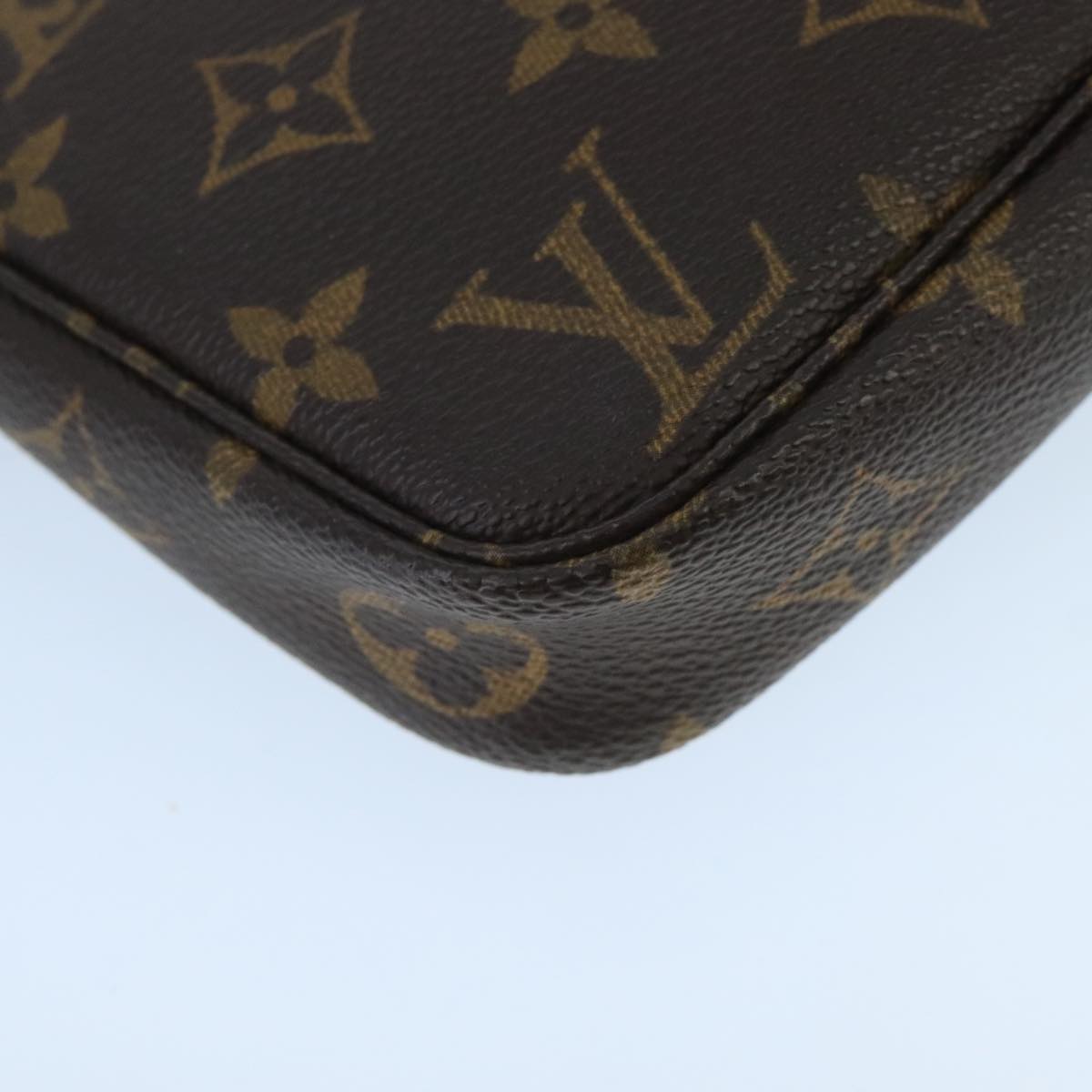 LOUIS VUITTON Monogram Pochette Accessoires Pouch M51980 LV Auth 100008