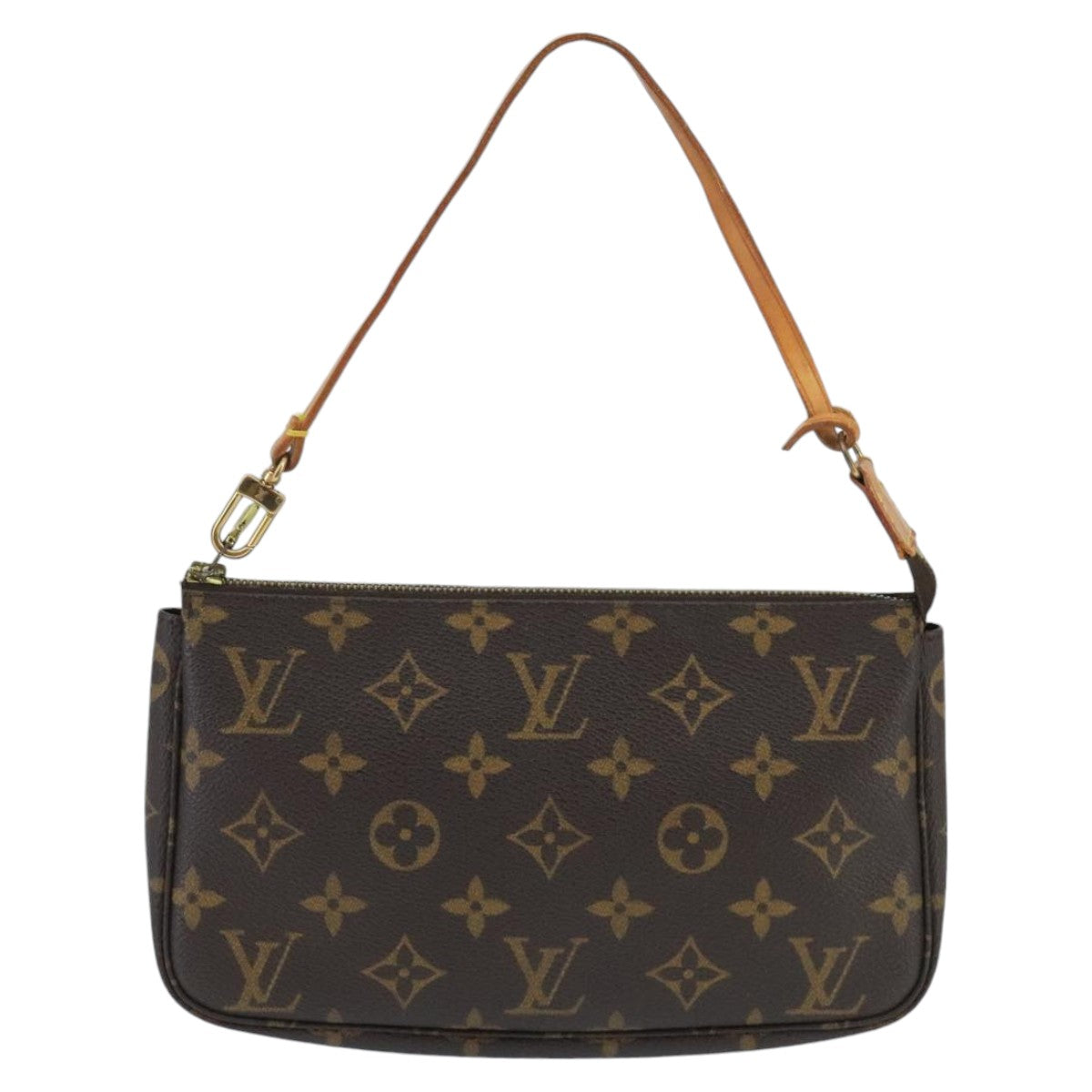 LOUIS VUITTON Monogram Pochette Accessoires Pouch M51980 LV Auth 100008