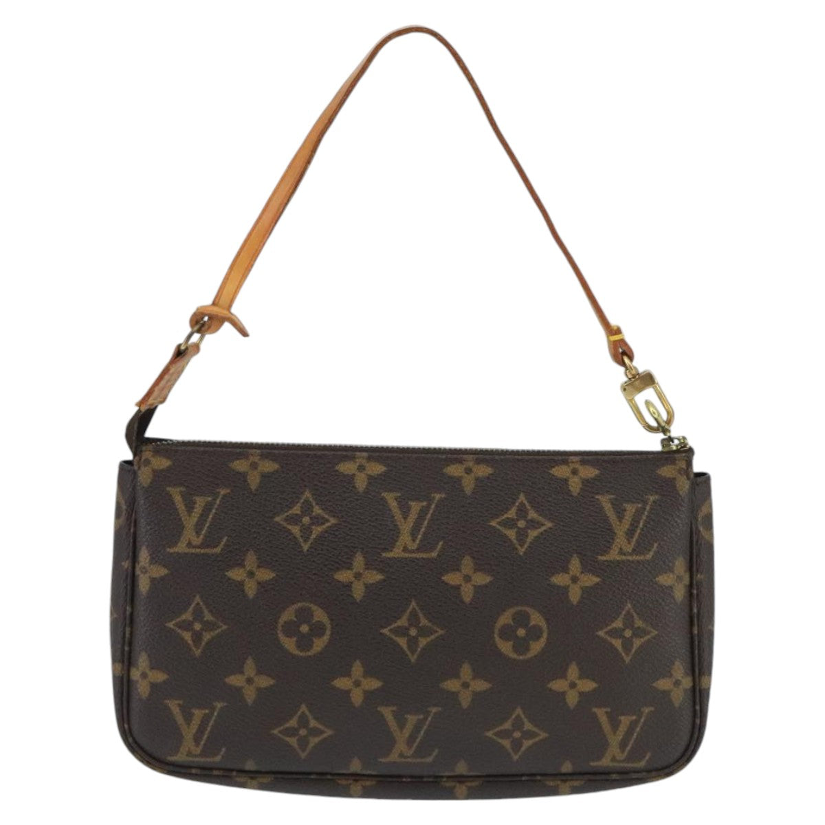 LOUIS VUITTON Monogram Pochette Accessoires Pouch M51980 LV Auth 100008