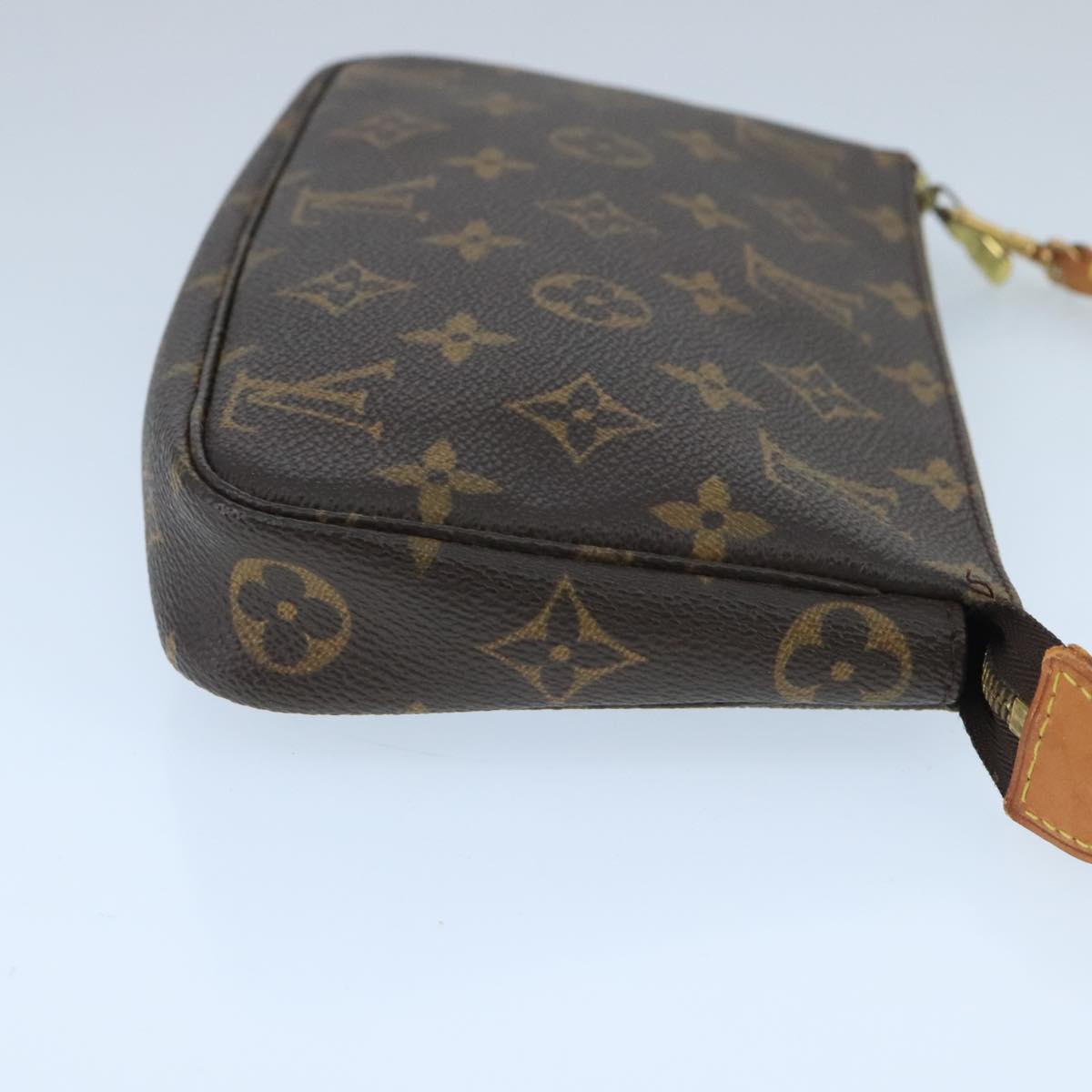 LOUIS VUITTON Monogram Pochette Accessoires Pouch M51980 LV Auth 100008